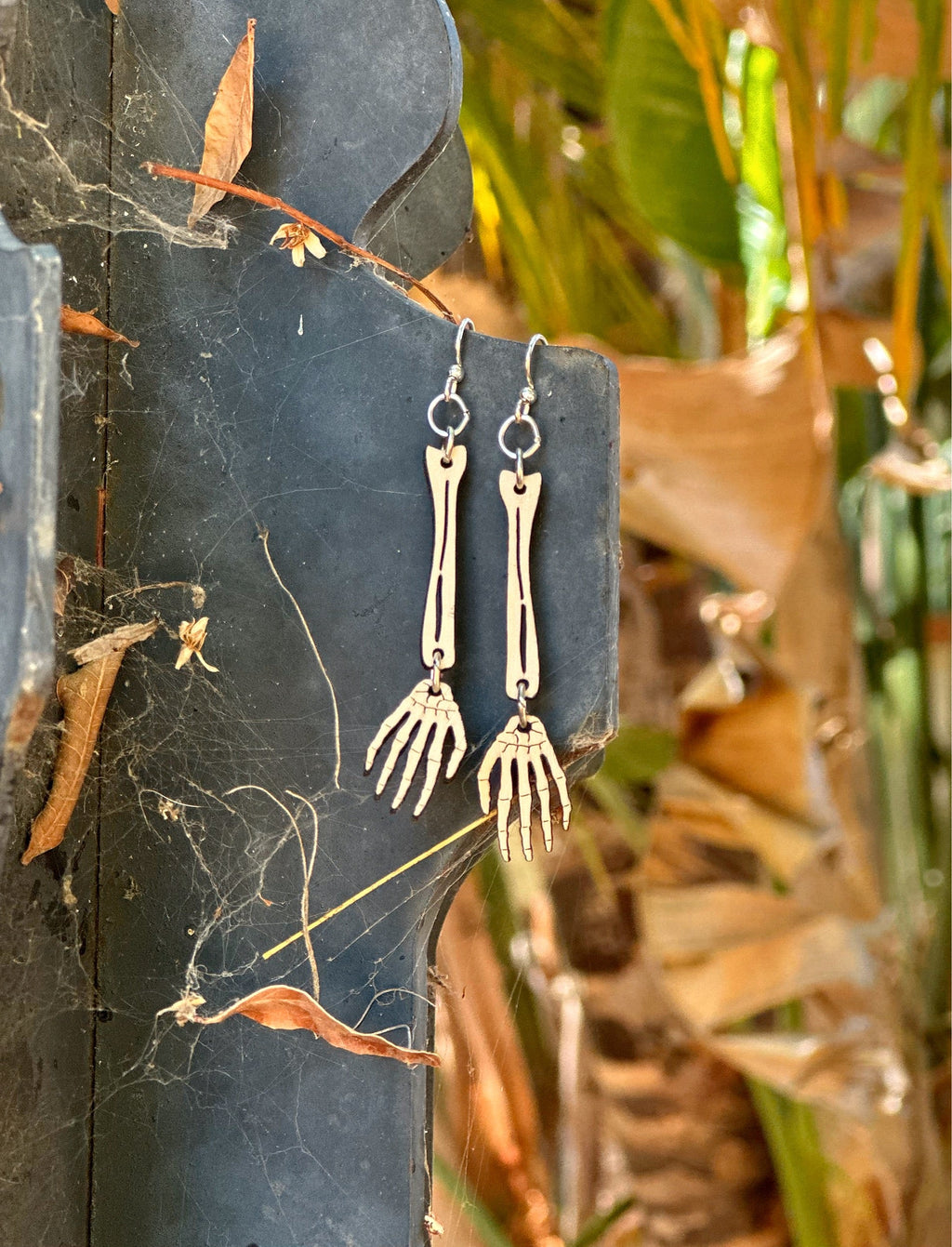 Skeleton Hand Earrings