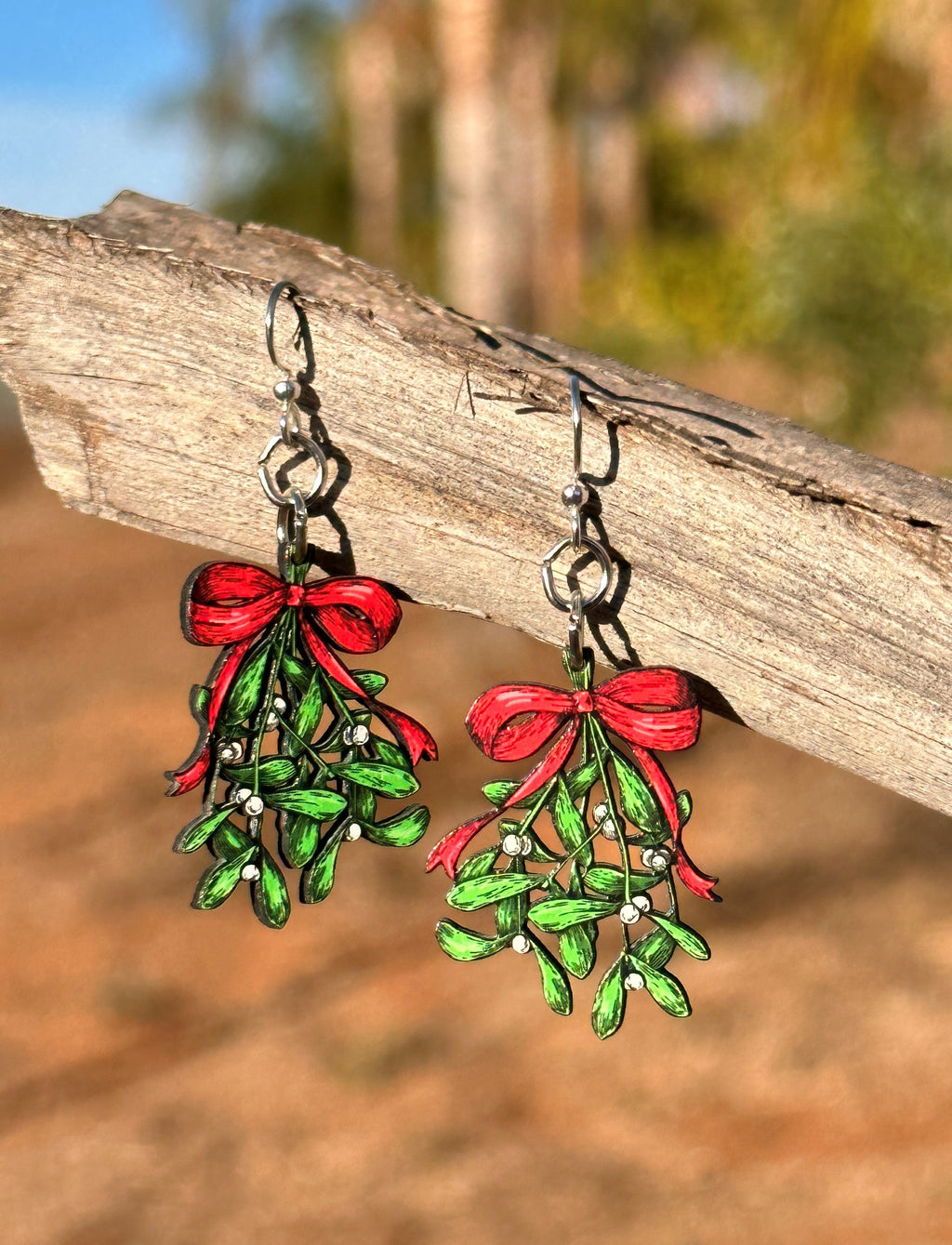 Mistletoe Earrings