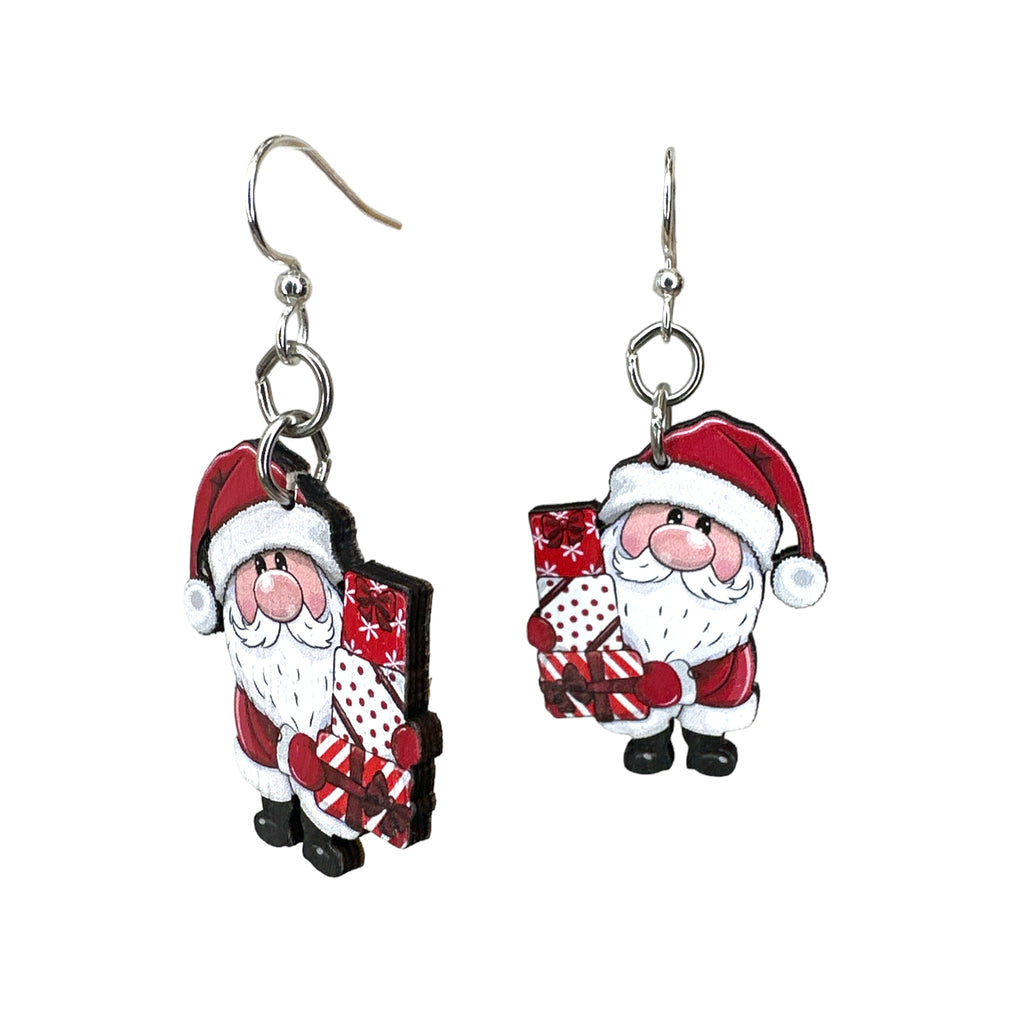 Little Santa Earrings