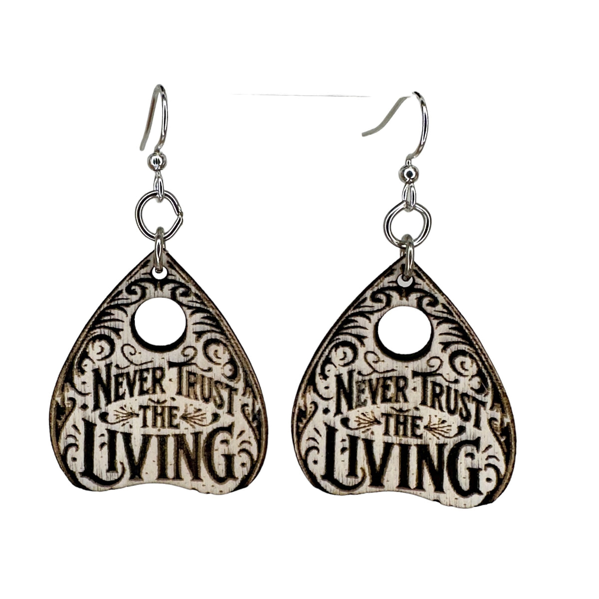 Ouija Planchette Earrings