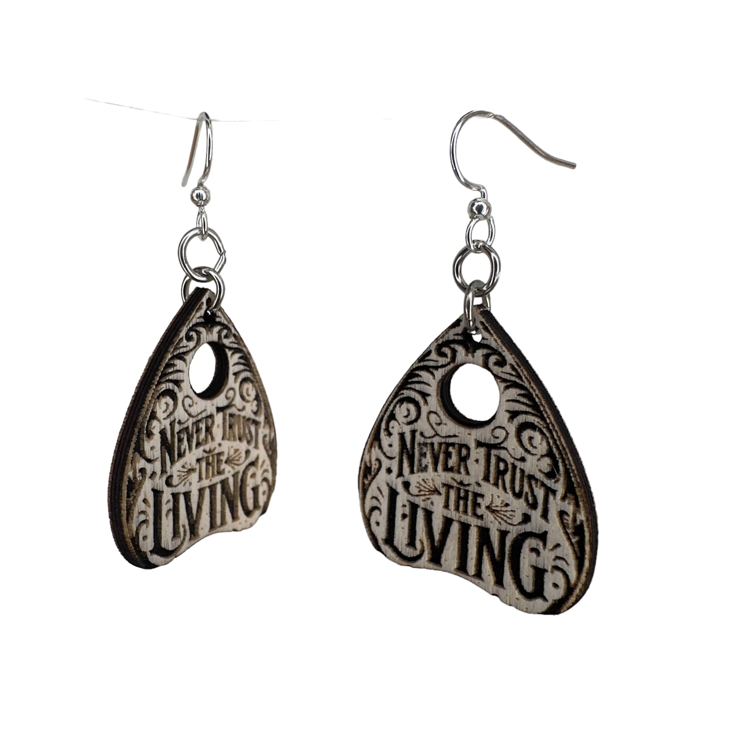 Ouija Planchette Earrings