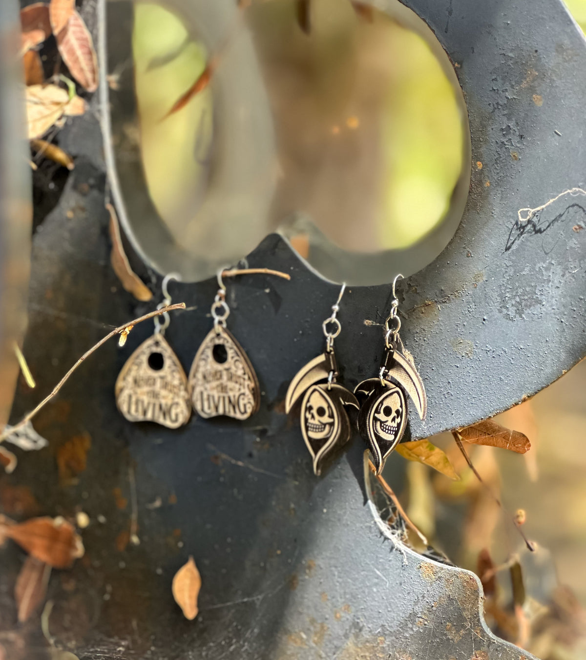 Grim Reaper Earrings