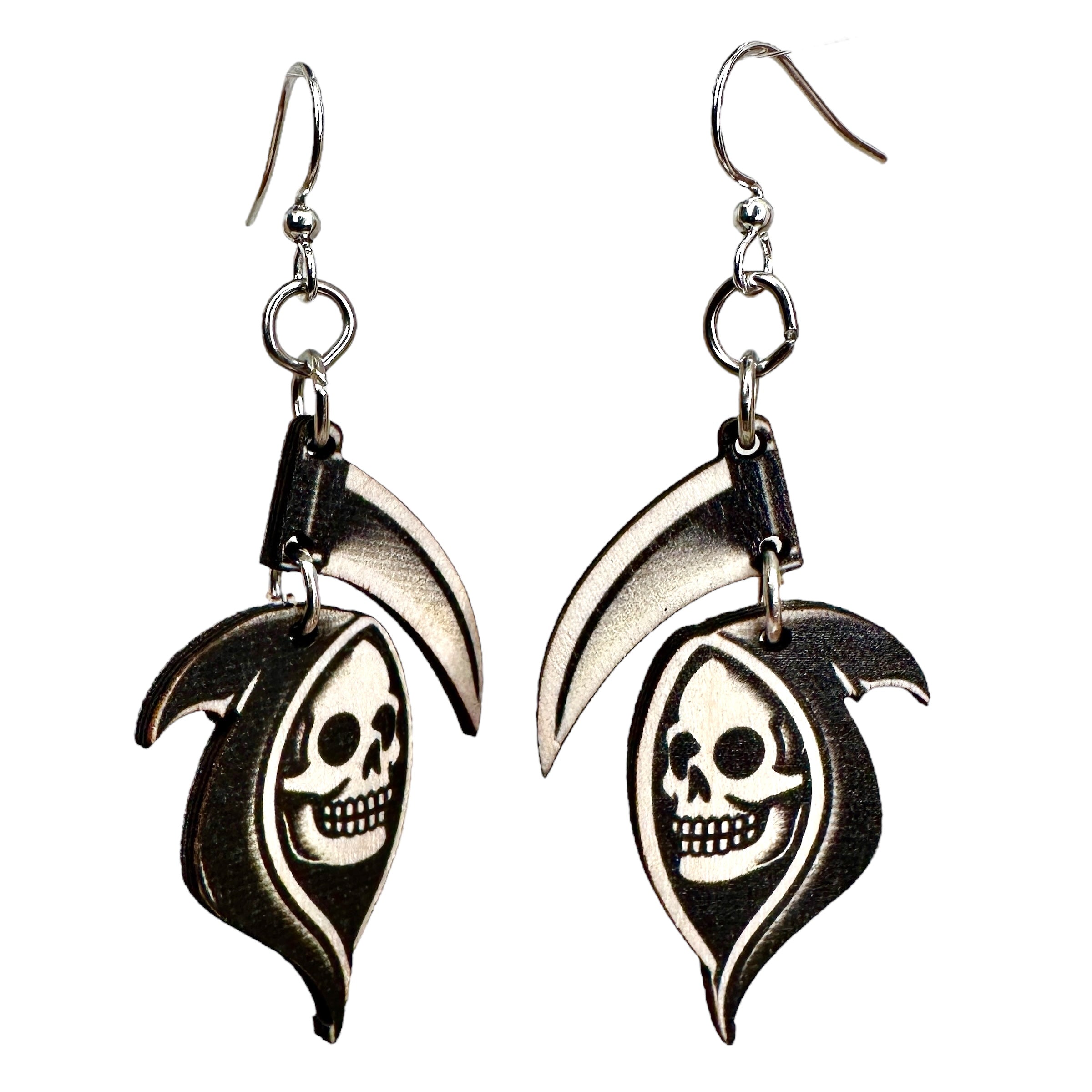 Grim Reaper Earrings
