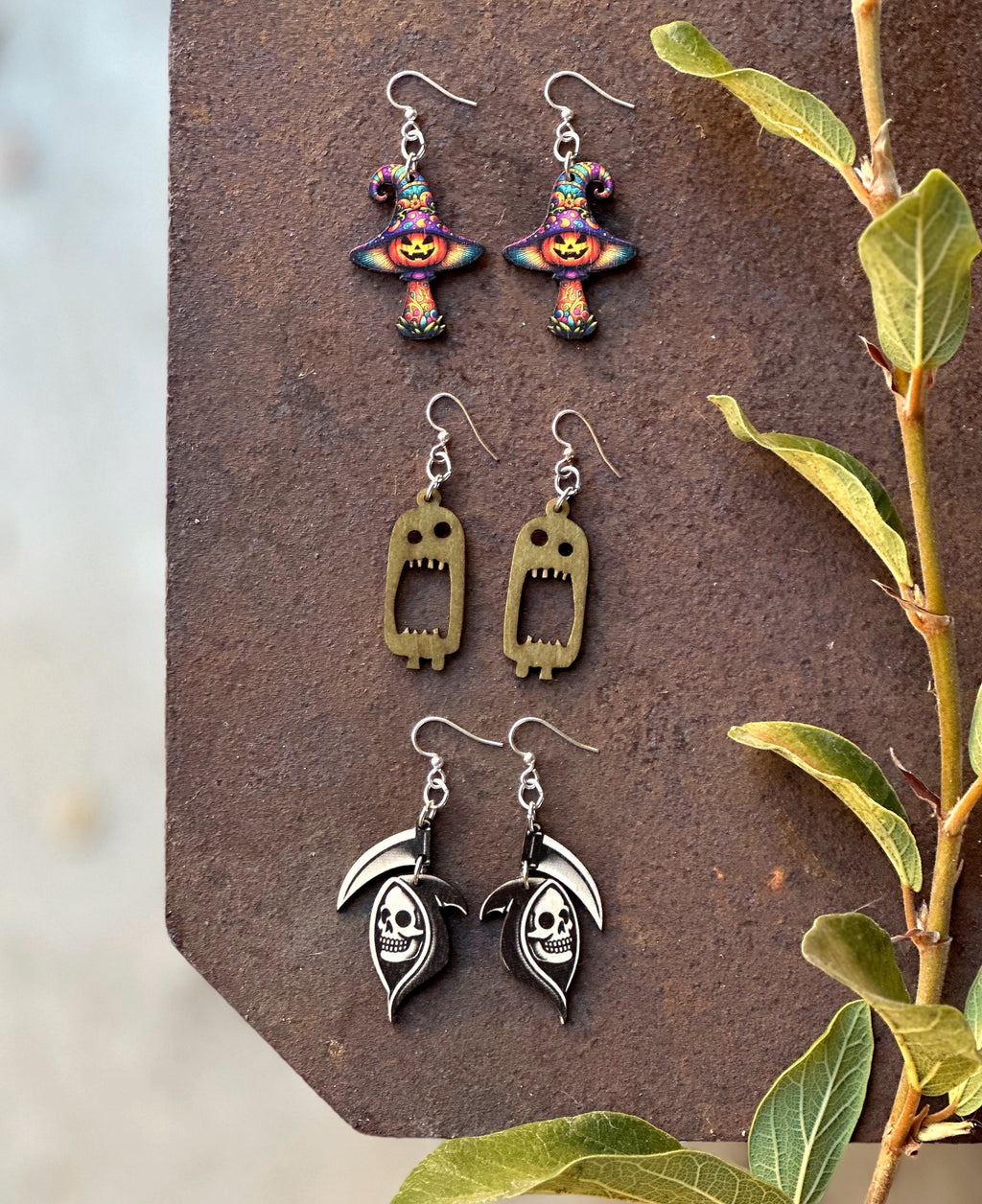 Grim Reaper Earrings