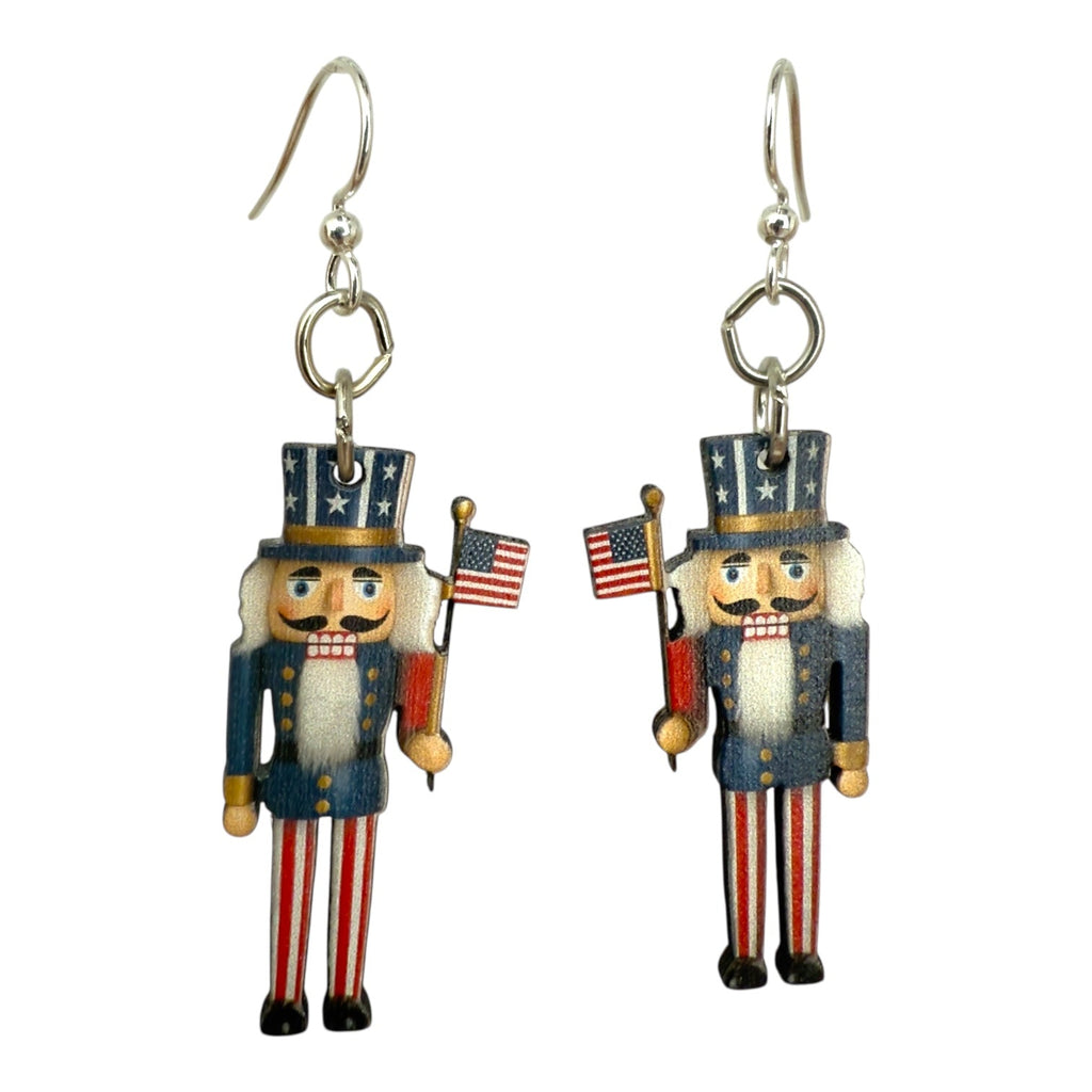 Patriotic Nutcracker Earrings