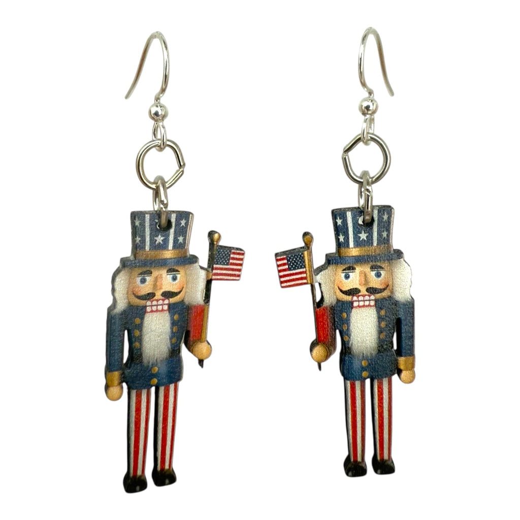 Patriotic Nutcracker Earrings
