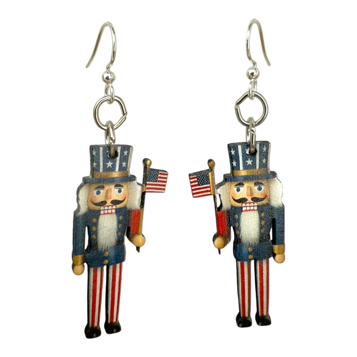 Patriotic Nutcracker Earrings
