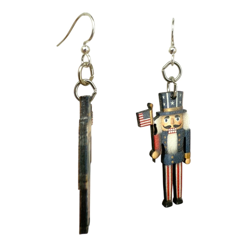 Patriotic Nutcracker Earrings