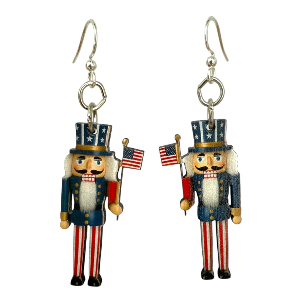 Patriotic Nutcracker Earrings