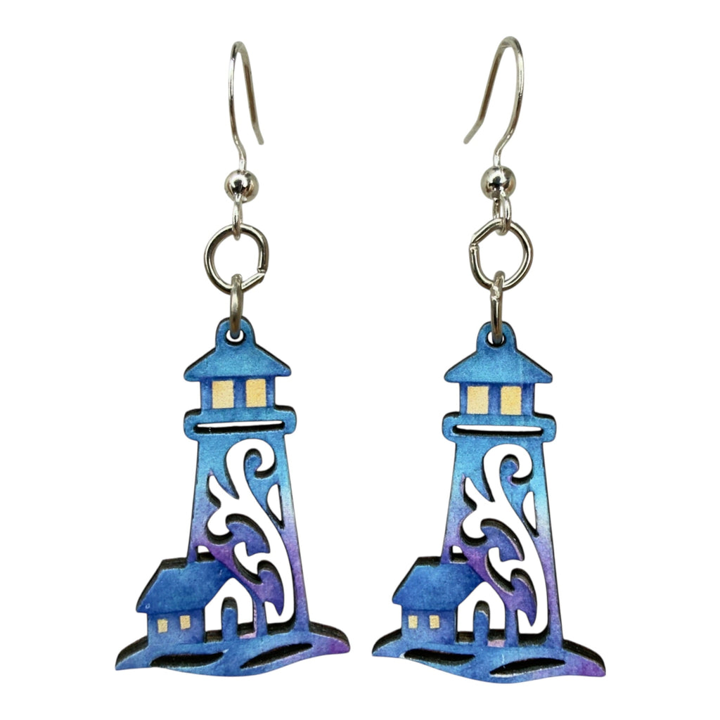 Midnight Lighthouse Earrings