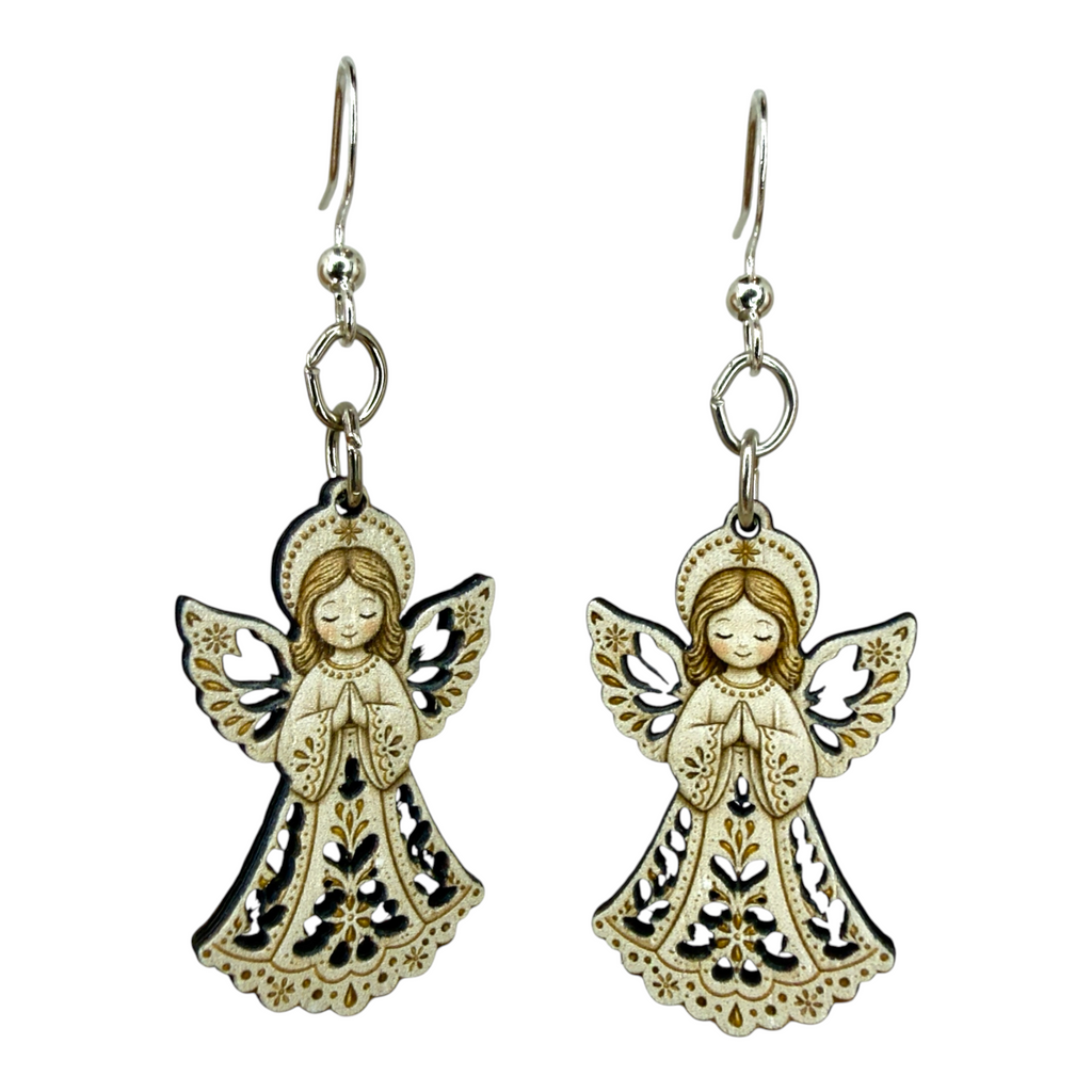 Christmas Angel Earrings