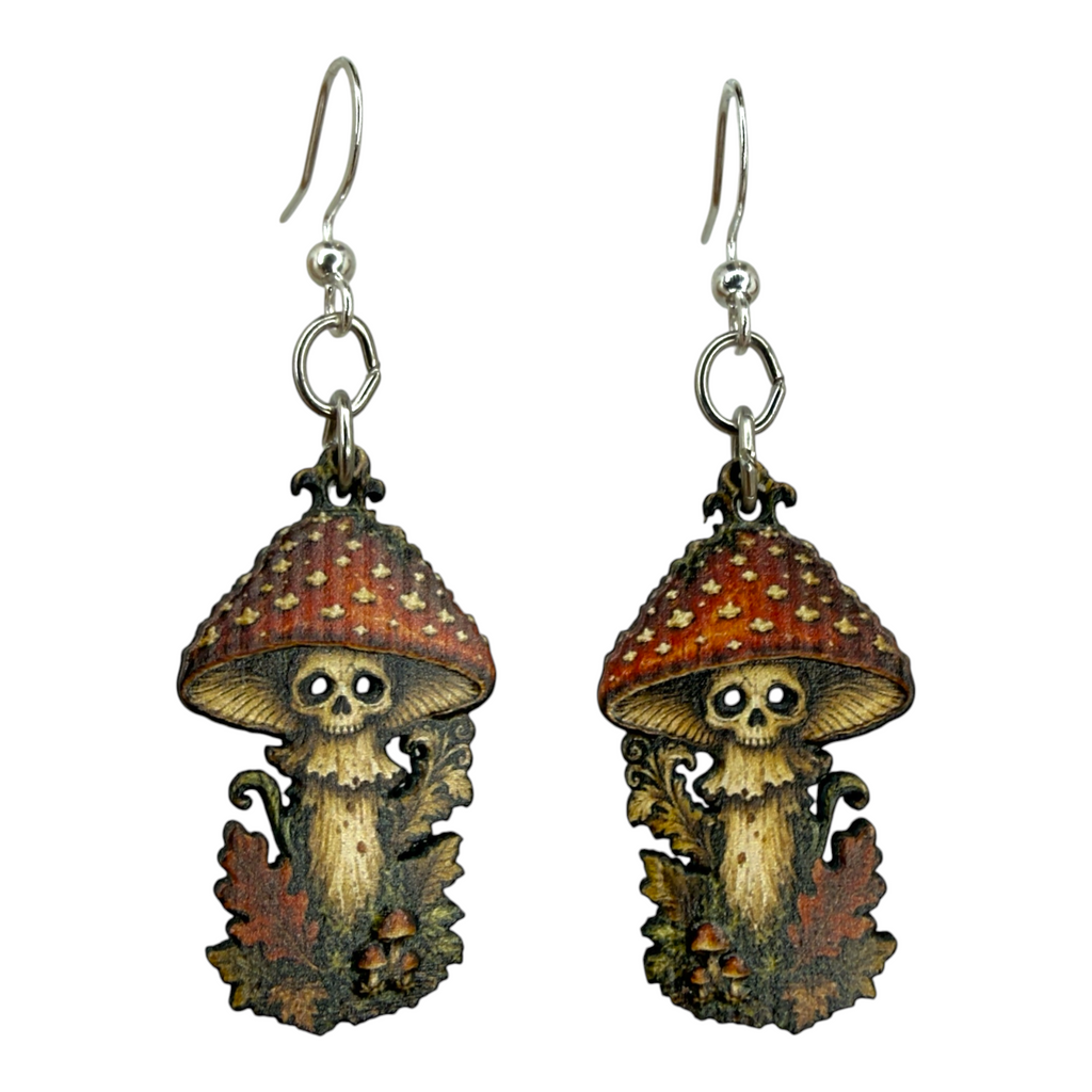 Possessed Mushroom Earrings