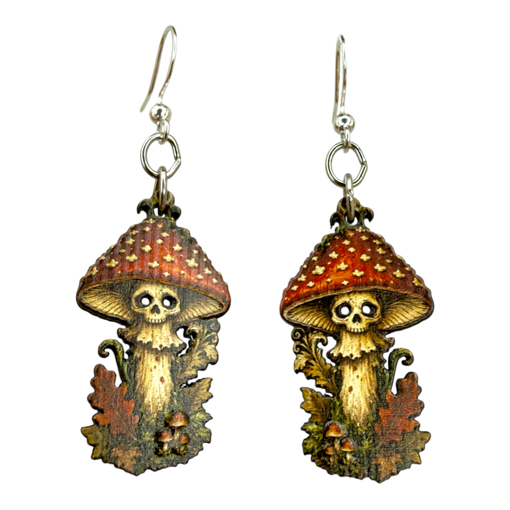 Possessed Mushroom Earrings