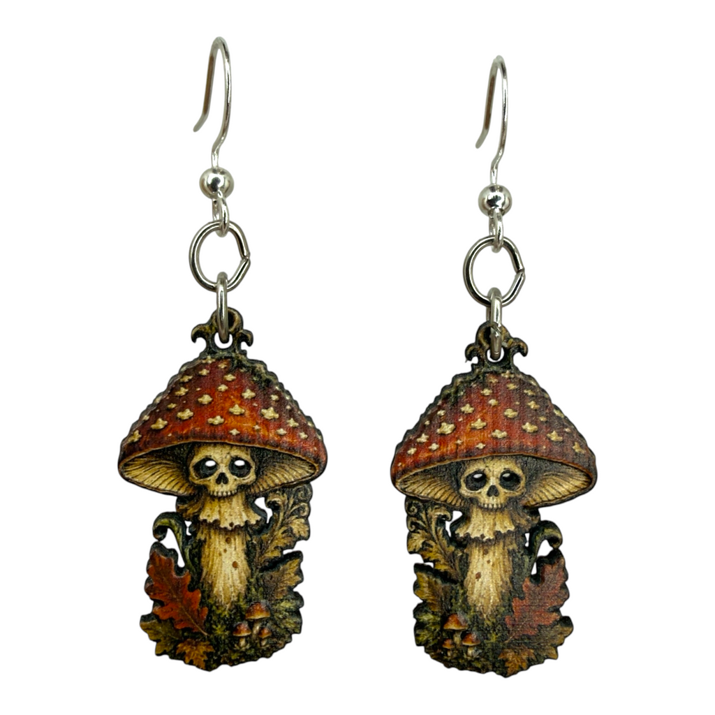 Possessed Mushroom Earrings