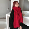 Cable Knit Solid Scarf