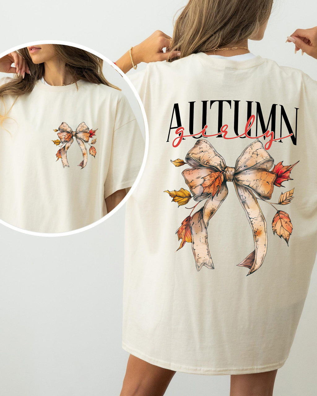 T-shirt girly d'automne