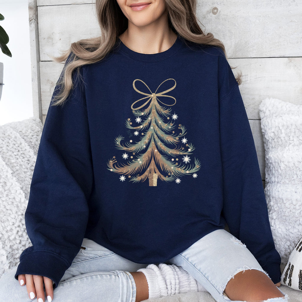 Sweat-shirt ruban de Noël
