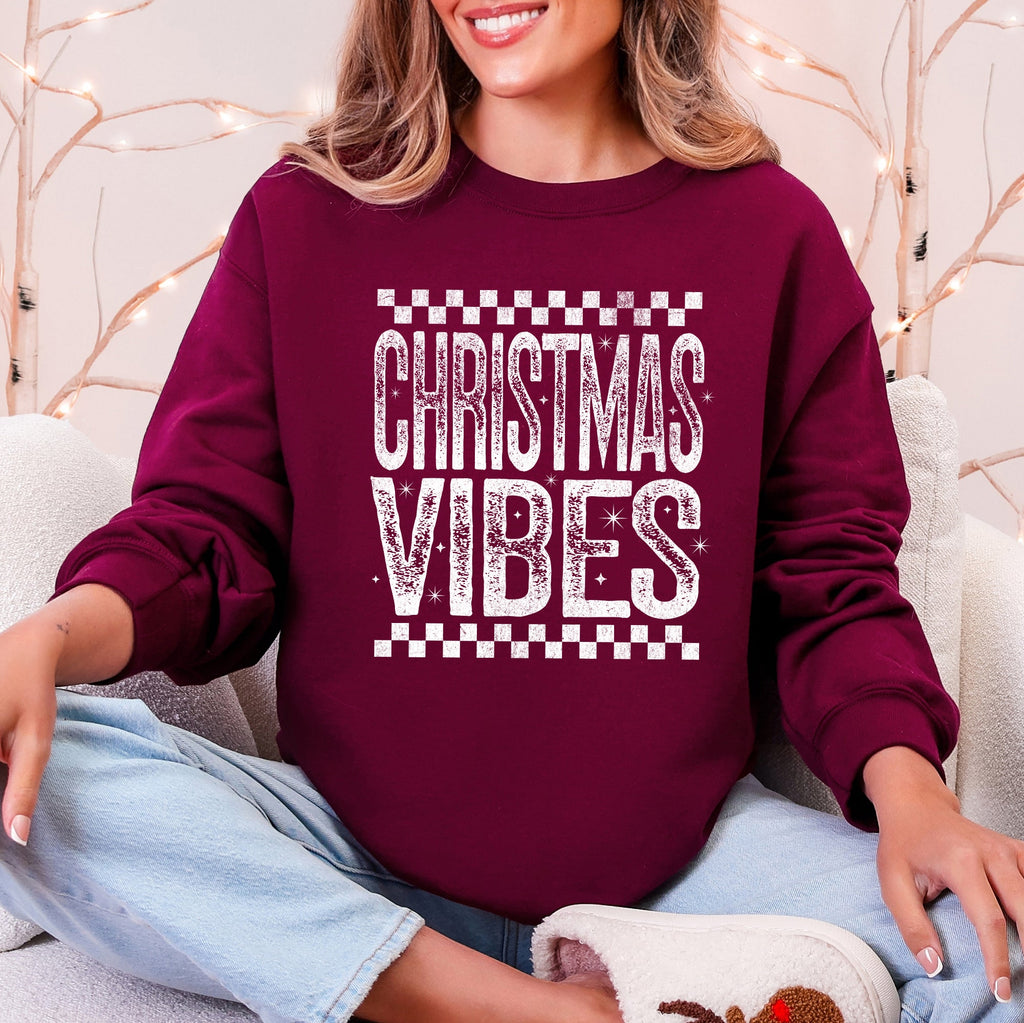 Sweat-shirt graphique rétro ambiance de Noël