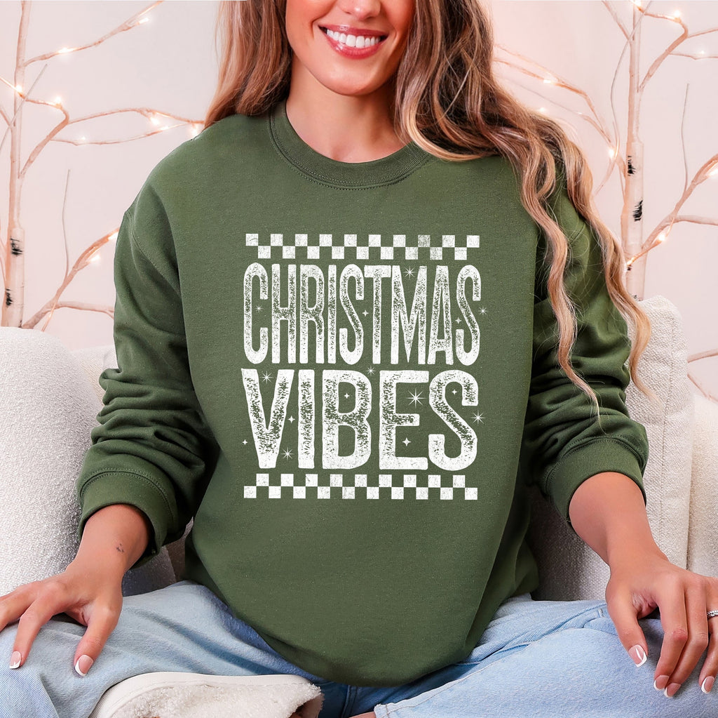 Sweat-shirt graphique rétro ambiance de Noël
