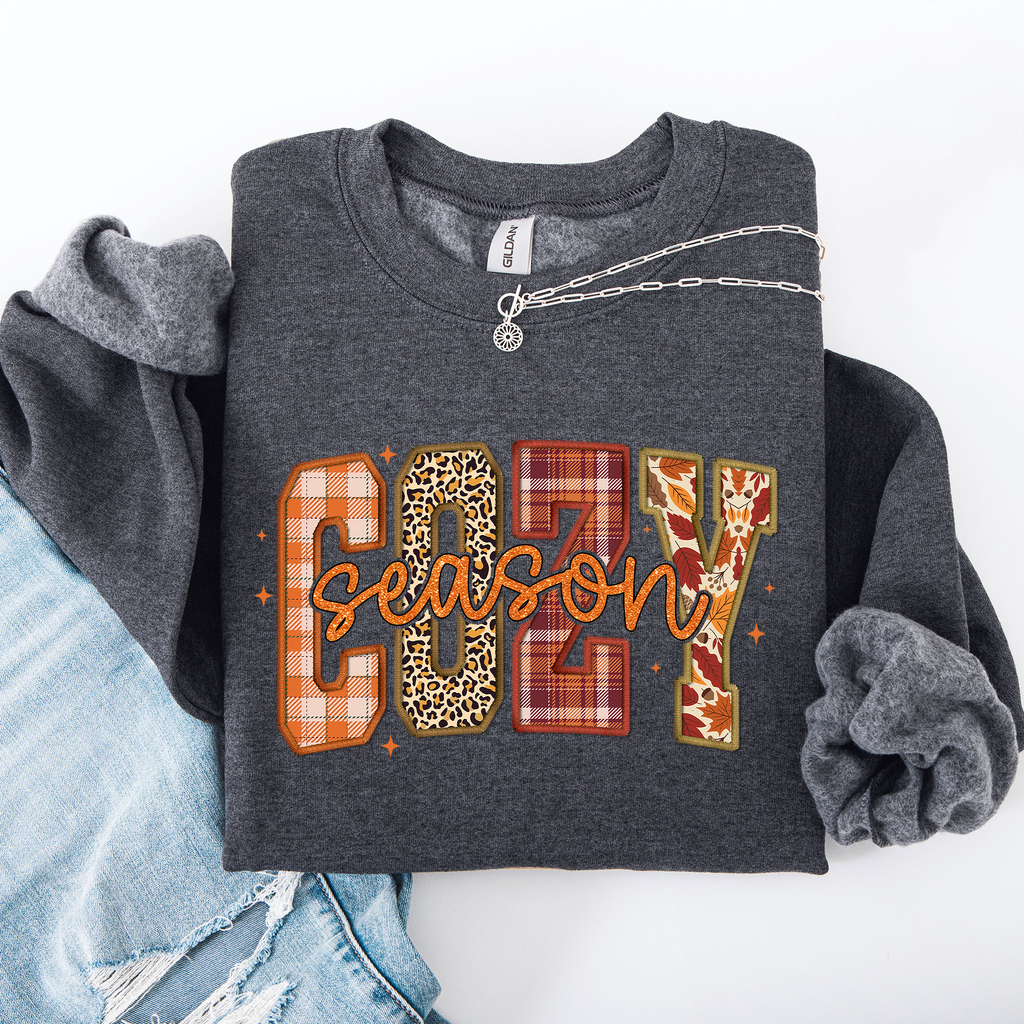 Sweat-shirt citrouille ambiance cocooning