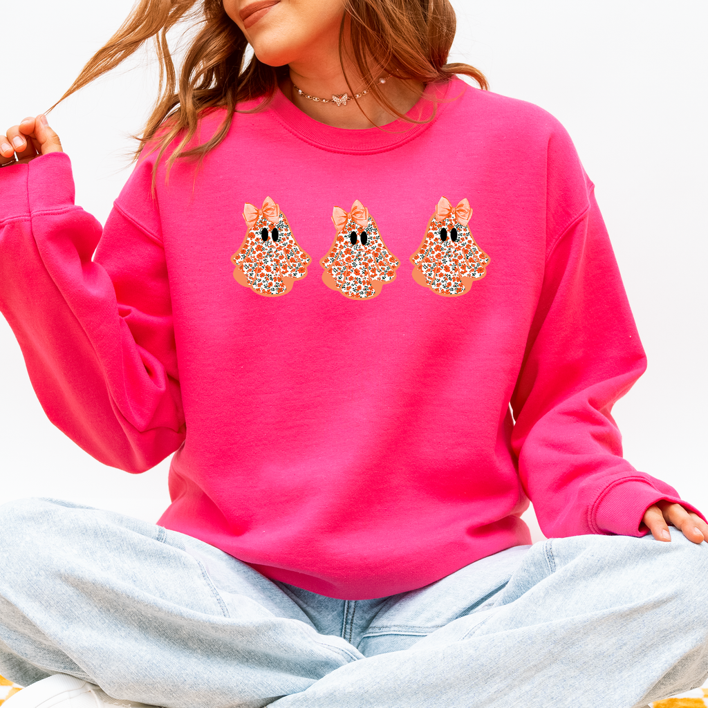 Sweat-shirt Coquette Fantômes d'Halloween