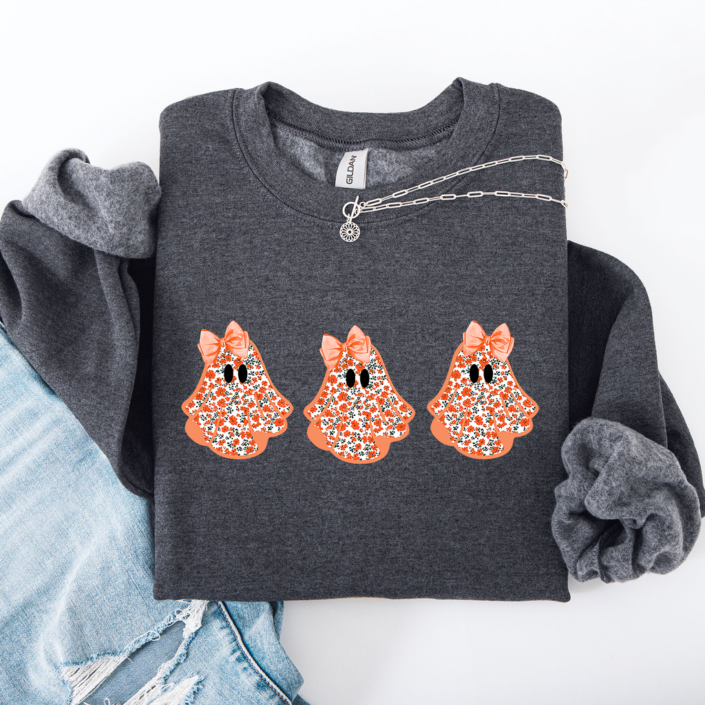 Sweat-shirt Coquette Fantômes d'Halloween
