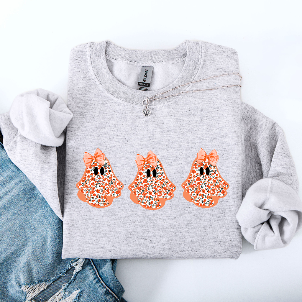 Sweat-shirt Coquette Fantômes d'Halloween