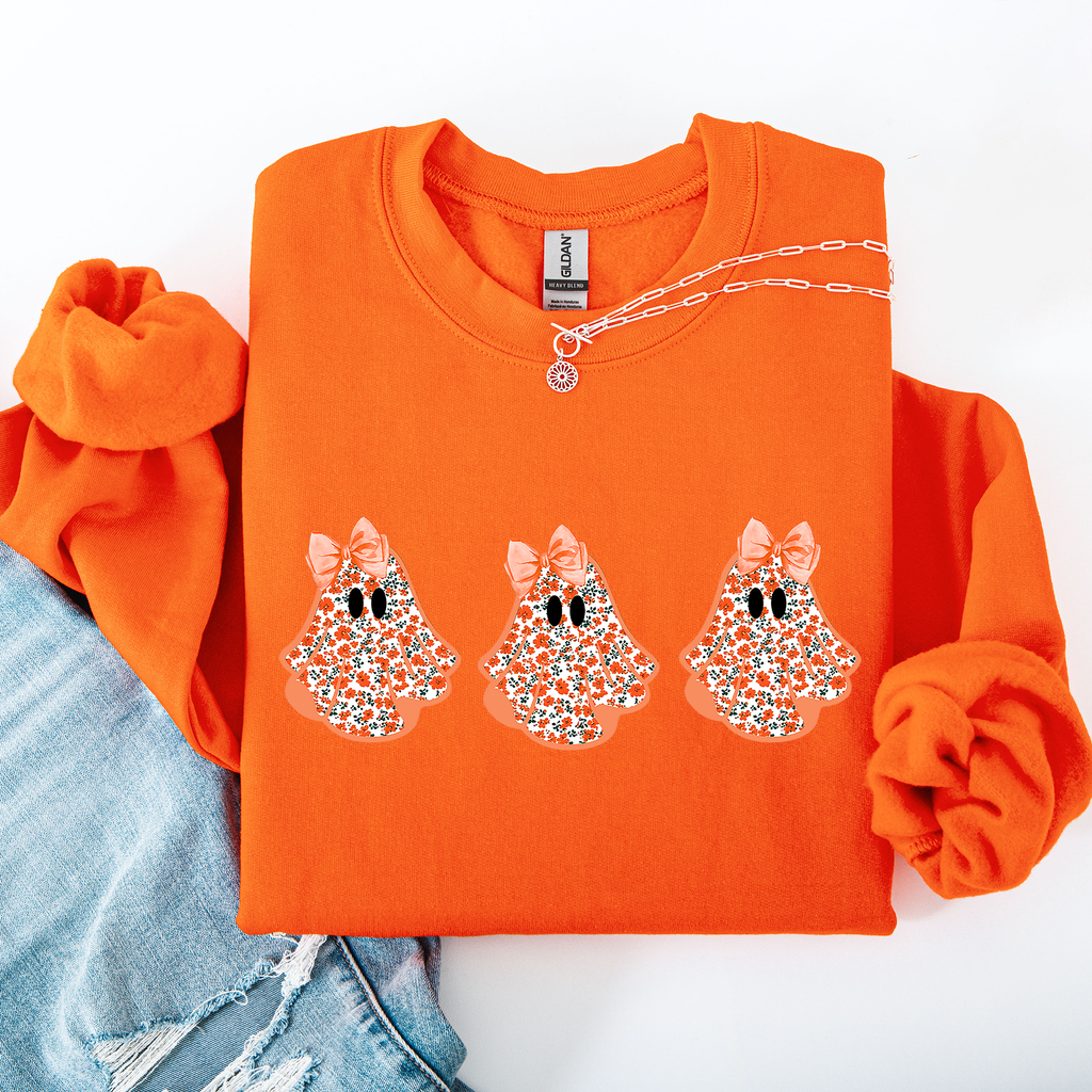 Sweat-shirt Coquette Fantômes d'Halloween