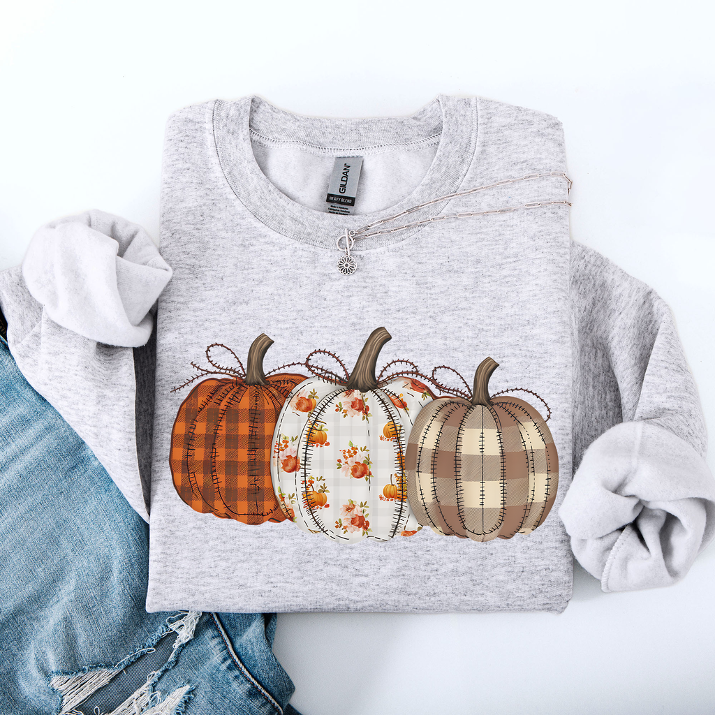 Sweat-shirt d'Halloween citrouilles à motifs mignons