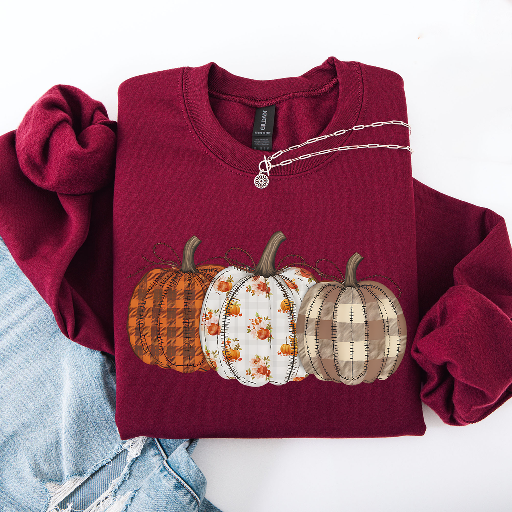 Sweat-shirt d'Halloween citrouilles à motifs mignons