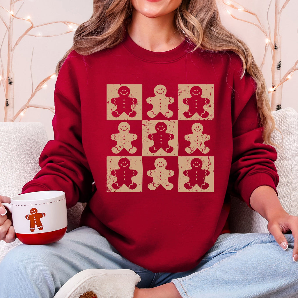 Sweat-shirt de Noël en pain d'épices