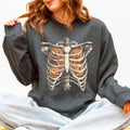 Halloween Skeleton Pumpkin Anatomy Sweatshirt
