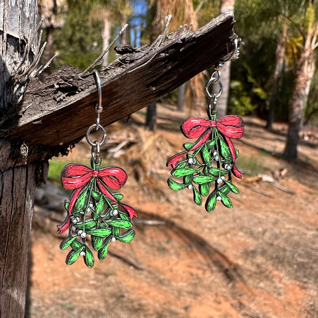 Mistletoe Earrings