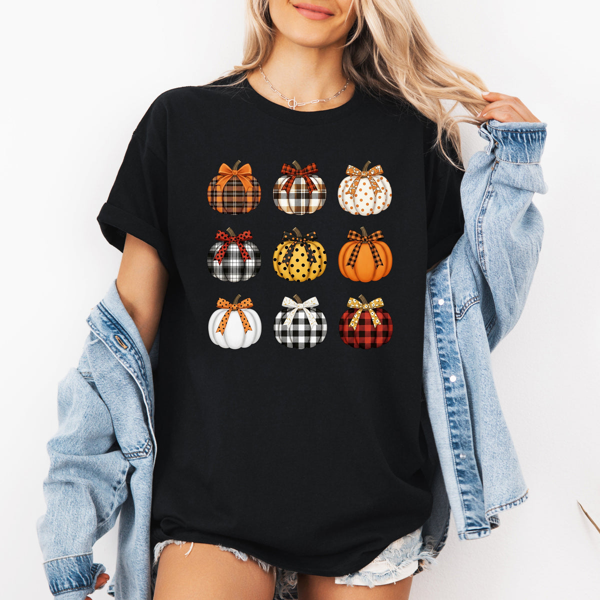 Patterned Pumpkins Graphic Tee