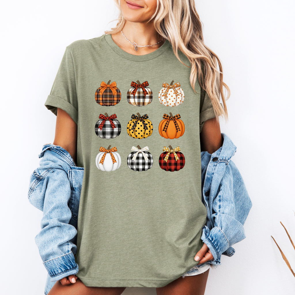 T-shirt à motif citrouilles