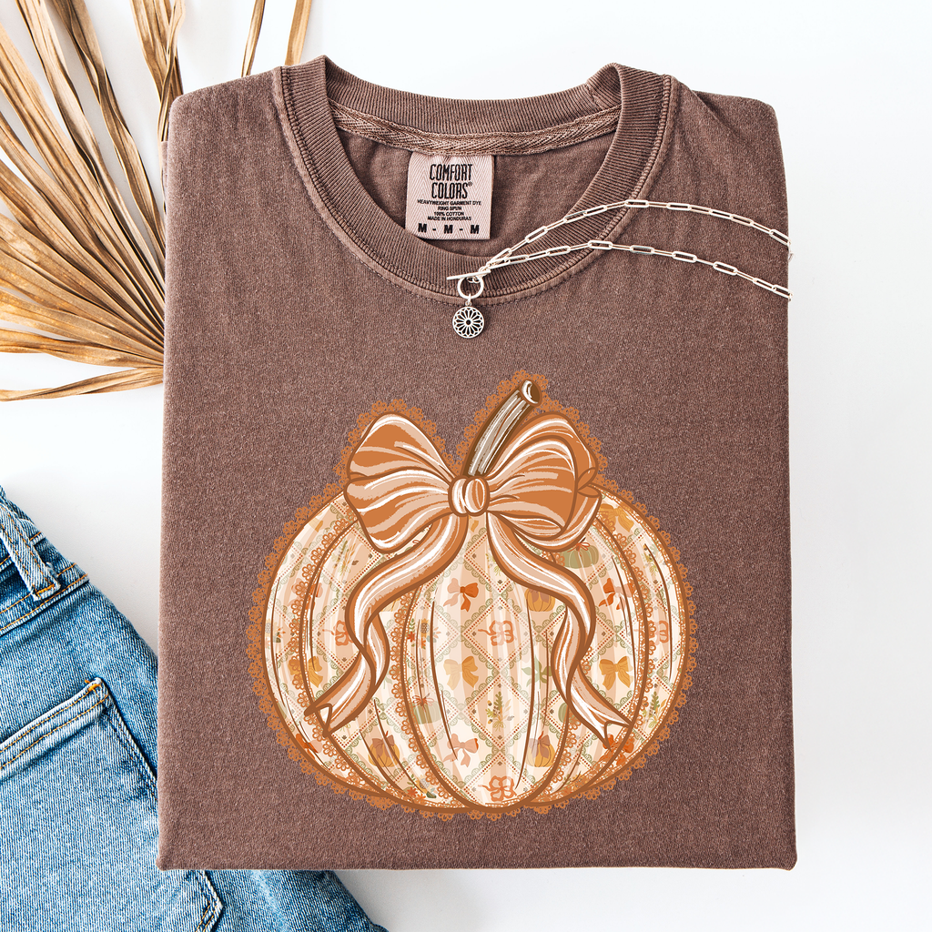 T-shirt motif citrouille