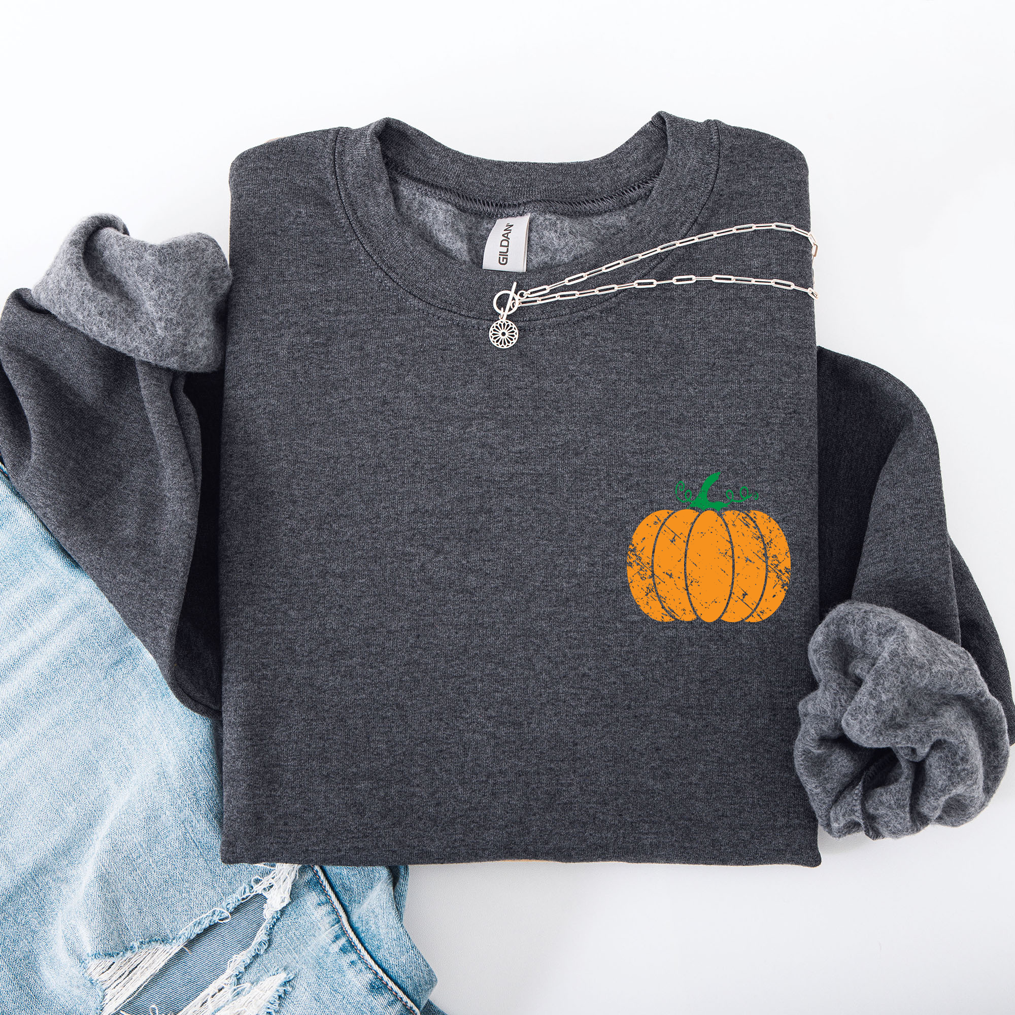 Pumpkin Pocket Sweatshirt