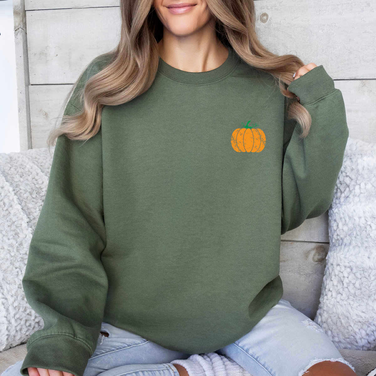 Pumpkin Pocket Sweatshirt