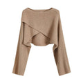 Crisscross Crop Sweater
