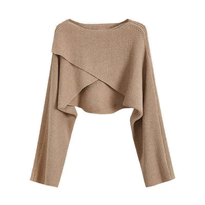 Crisscross Crop Sweater