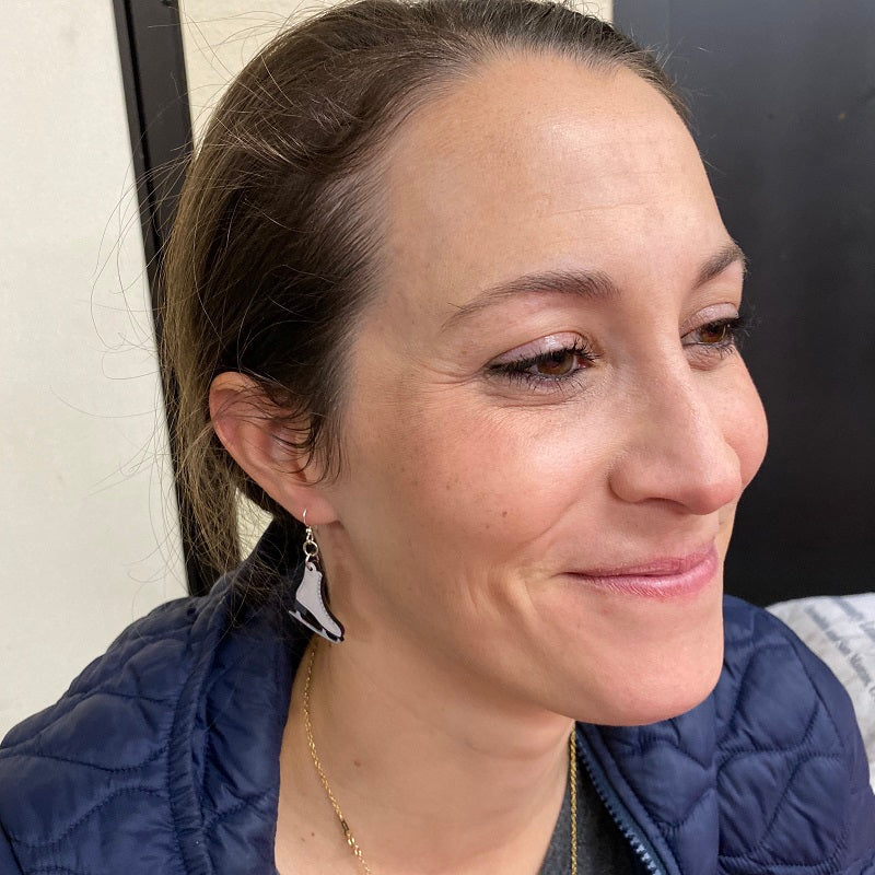 Ice Skate Earrings