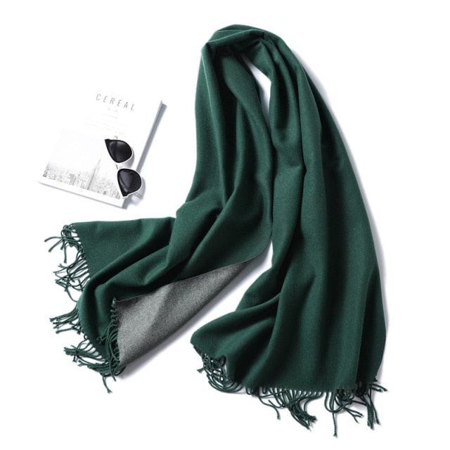 Classic Soft Tassel Scarf