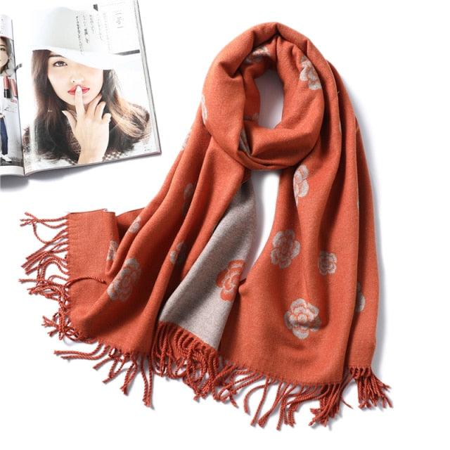 Classic Soft Tassel Scarf