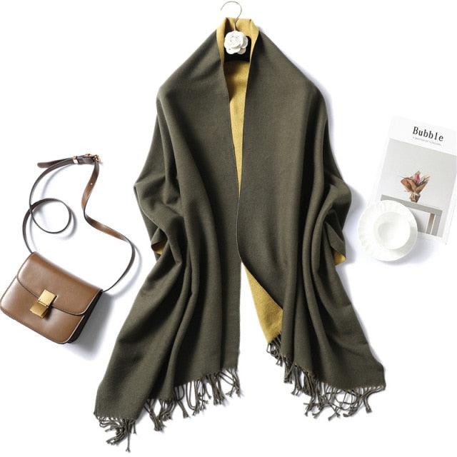 Classic Soft Tassel Scarf
