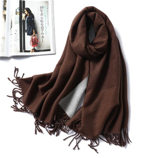 Classic Soft Tassel Scarf