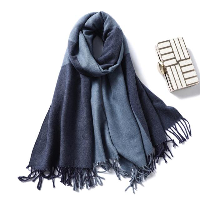 Classic Soft Tassel Scarf