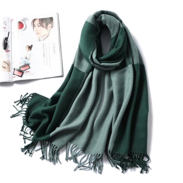 Classic Soft Tassel Scarf