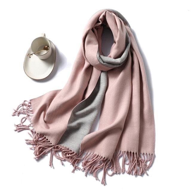 Classic Soft Tassel Scarf