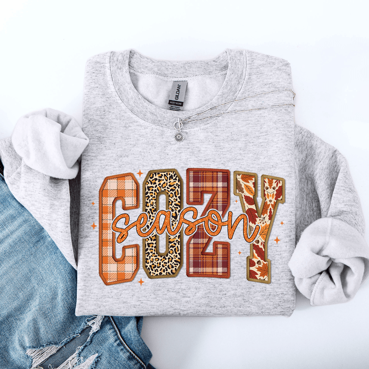 Cozy Season Pumpkin Sweatshirt - Calendar ClosetCozy Season Pumpkin SweatshirtCalendar Closet