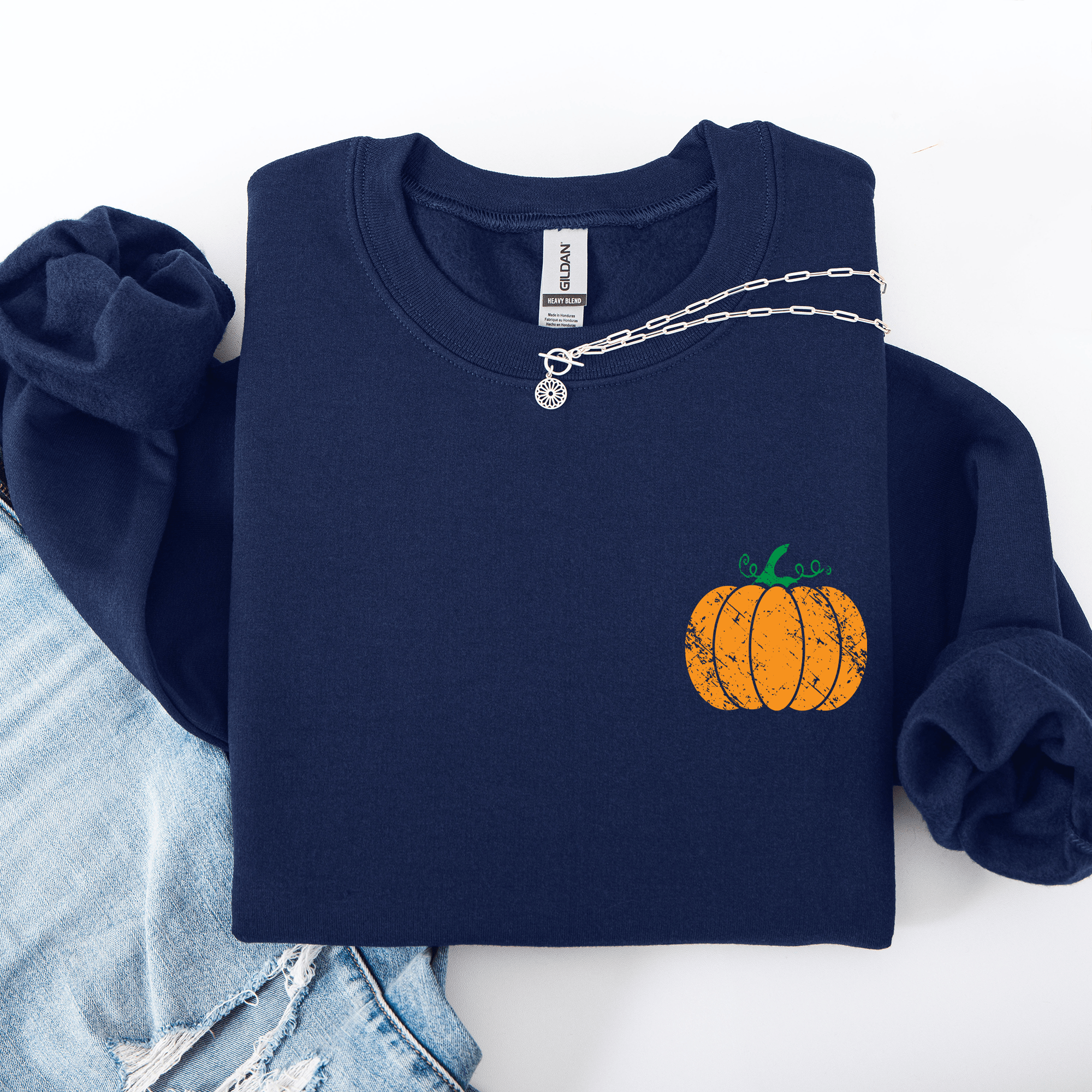 Pumpkin Pocket Sweatshirt - Calendar ClosetPumpkin Pocket SweatshirtCalendar Closet